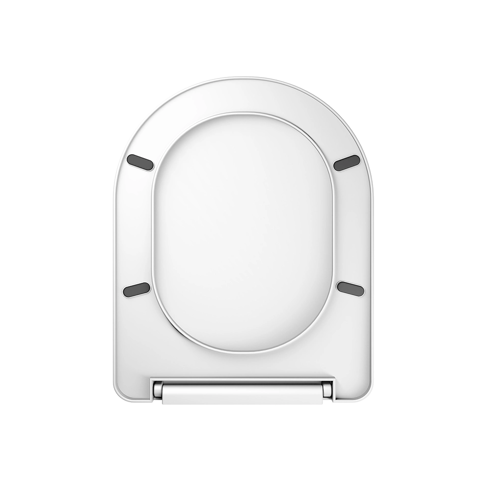 Sedile bianco lucido soft-close per vaso filomuro/sospeso modello Vienna Sedile bianco lucido soft-close per vaso filomuro/sospeso modello Vienna