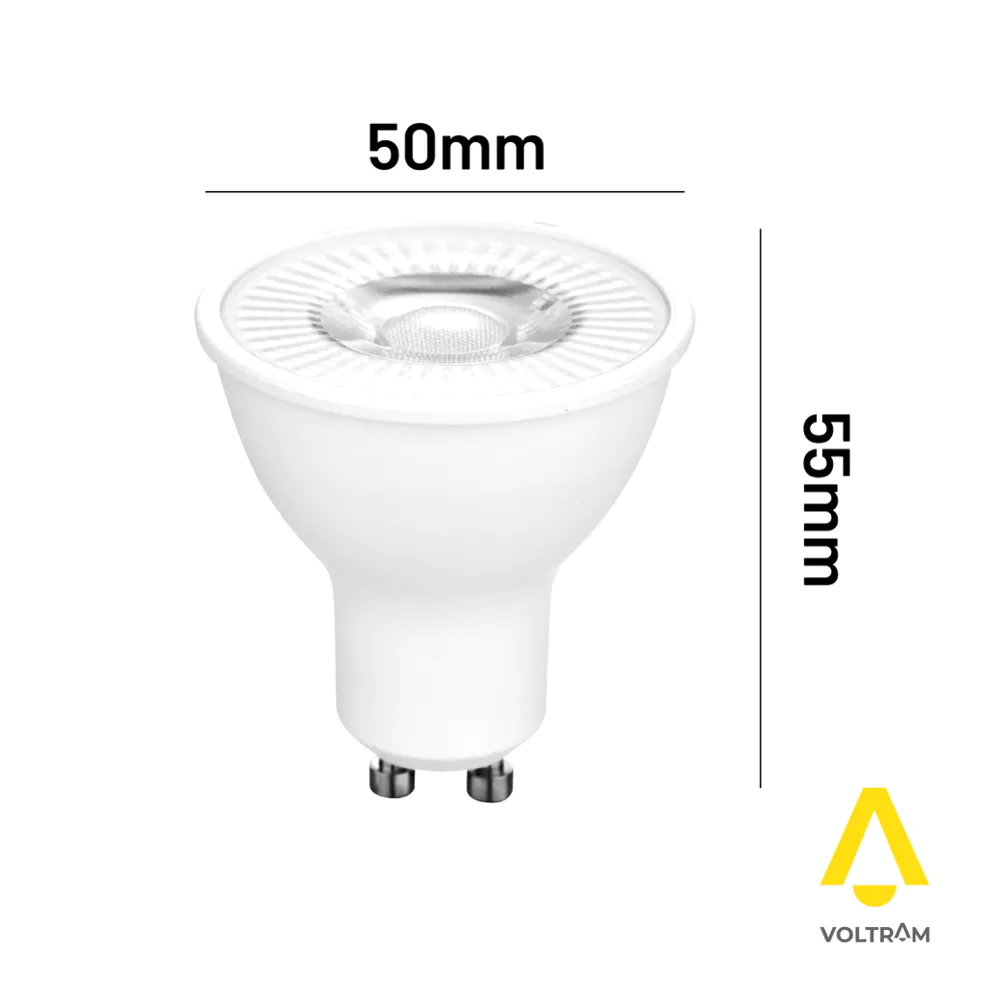 Lampadina LED GU10 8W 700LM IP20 bianco caldo 2700K