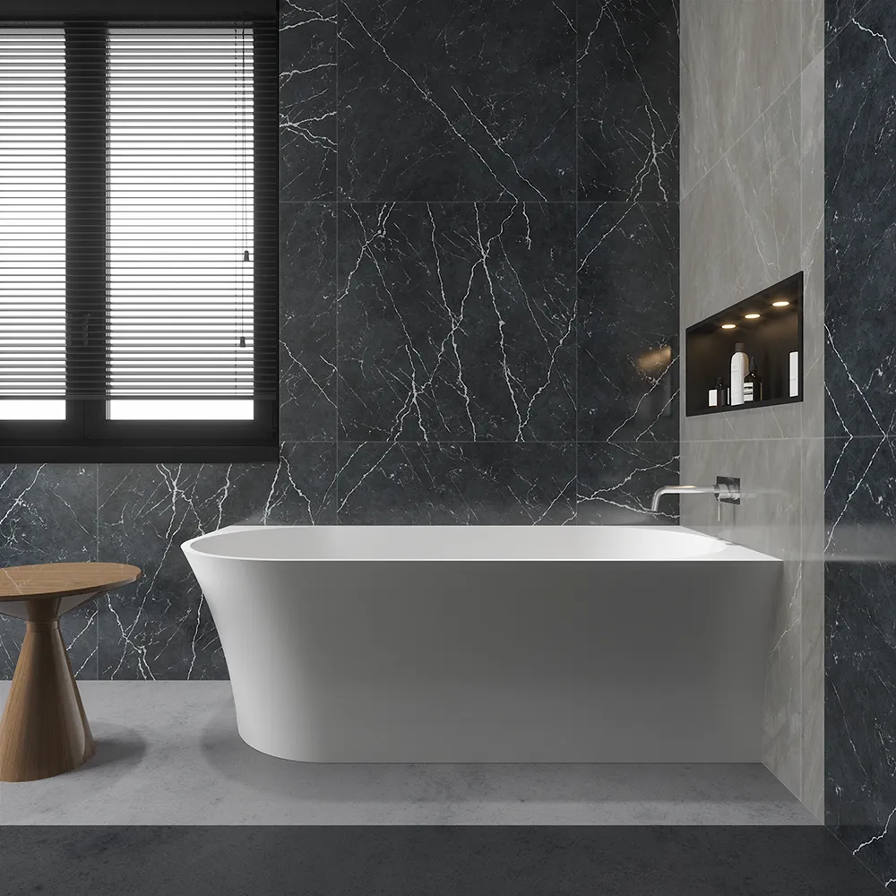 Vasca da bagno freestanding a parete mod. Olimpia di Parama - Angolo destro - 1 Vasca da bagno freestanding a parete mod. Olimpia di Parama - Angolo destro - 1