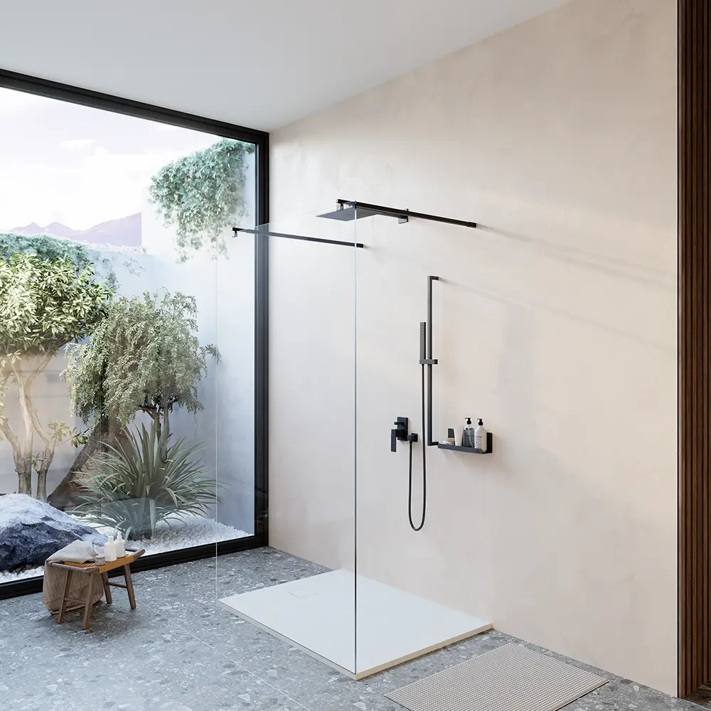 Piatto doccia 70x90 cm colore bianco effetto pietra | Samos Piatto doccia 70x90 cm colore bianco effetto pietra | Samos