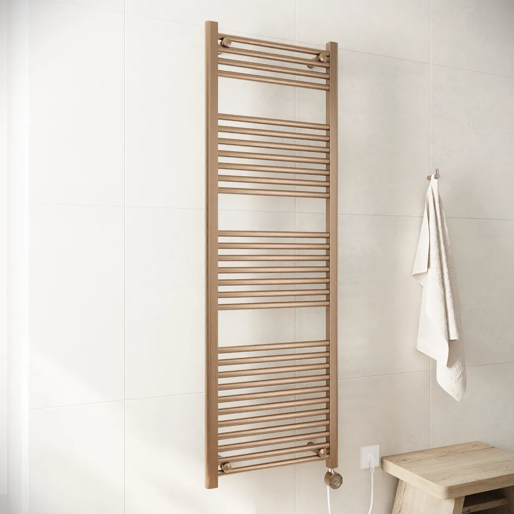 Termoarredo elettrico 1600x500 oro rosa interasse 450 | Polaris