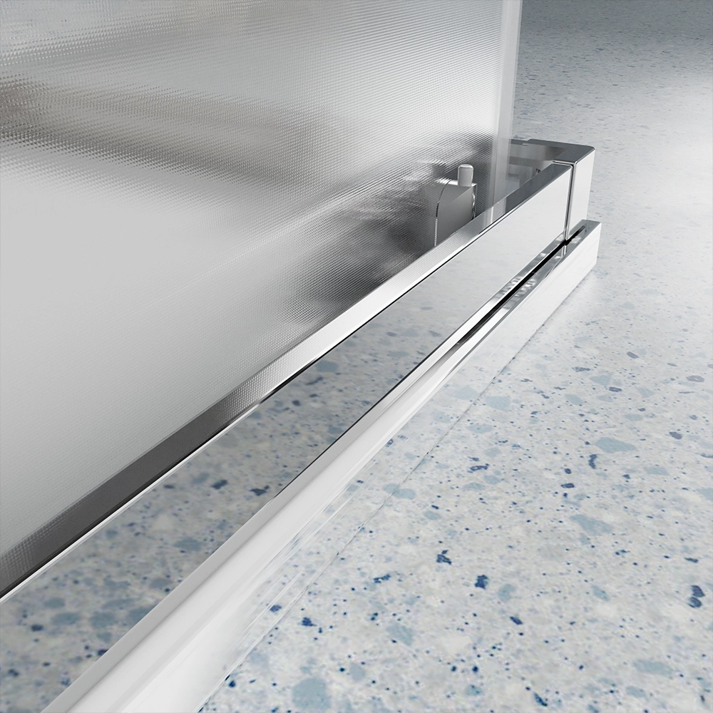 Profilo inferiore box doccia angolare mod. Tenerife vetro anticalcare 6mm stampato Profilo inferiore box doccia angolare mod. Tenerife vetro anticalcare 6mm stampato