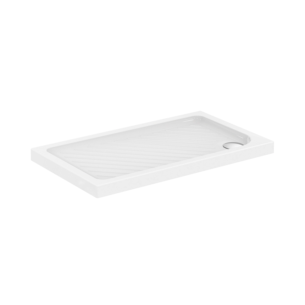 Ideal Standard piatto doccia 70x120x7h cm in ceramica bianco lucido design anti-scivolo mod. Eurovit Ideal Standard piatto doccia 70x120x7h cm in ceramica bianco lucido design anti-scivolo mod. Eurovit