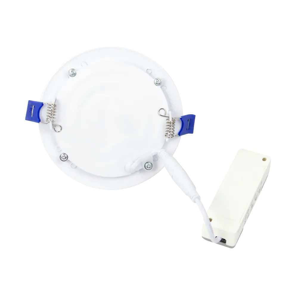 Pannello LED rotondo 6W IP20 70LM/W foro Ø106-110mm Osram Chip LED driver EagleRise bianco naturale 4000K Pannello LED rotondo 6W IP20 70LM/W foro Ø106-110mm Osram Chip LED driver EagleRise bianco naturale 4000K