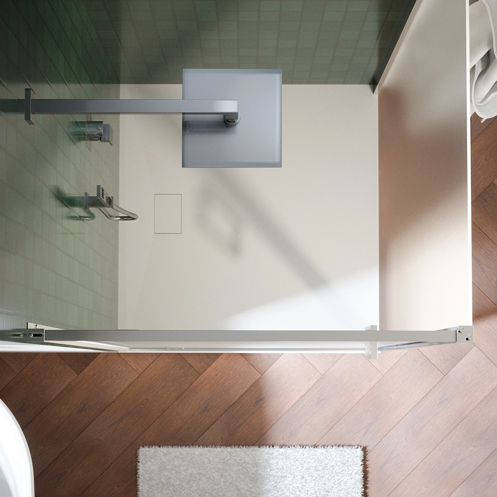 Box doccia 70x70 cm con apertura a battente vetro 6mm opaco h195 cm | Aruba Box doccia 70x70 cm con apertura a battente vetro 6mm opaco h195 cm | Aruba