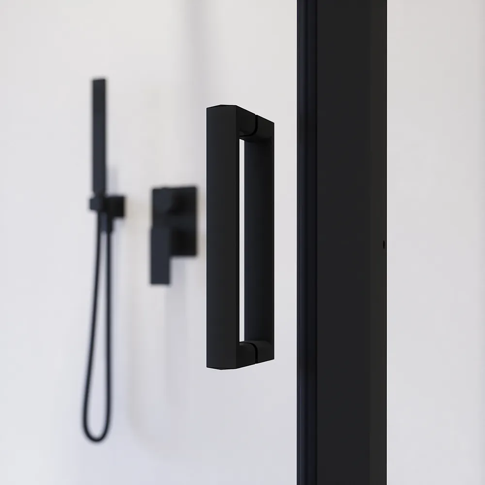 Cornice DR35 Duisburger-Rahmen24, 89x33 Cm, Legno MDF Nero Opaco, Con Vetro Acrilico Antiriflesso, Made In Germany