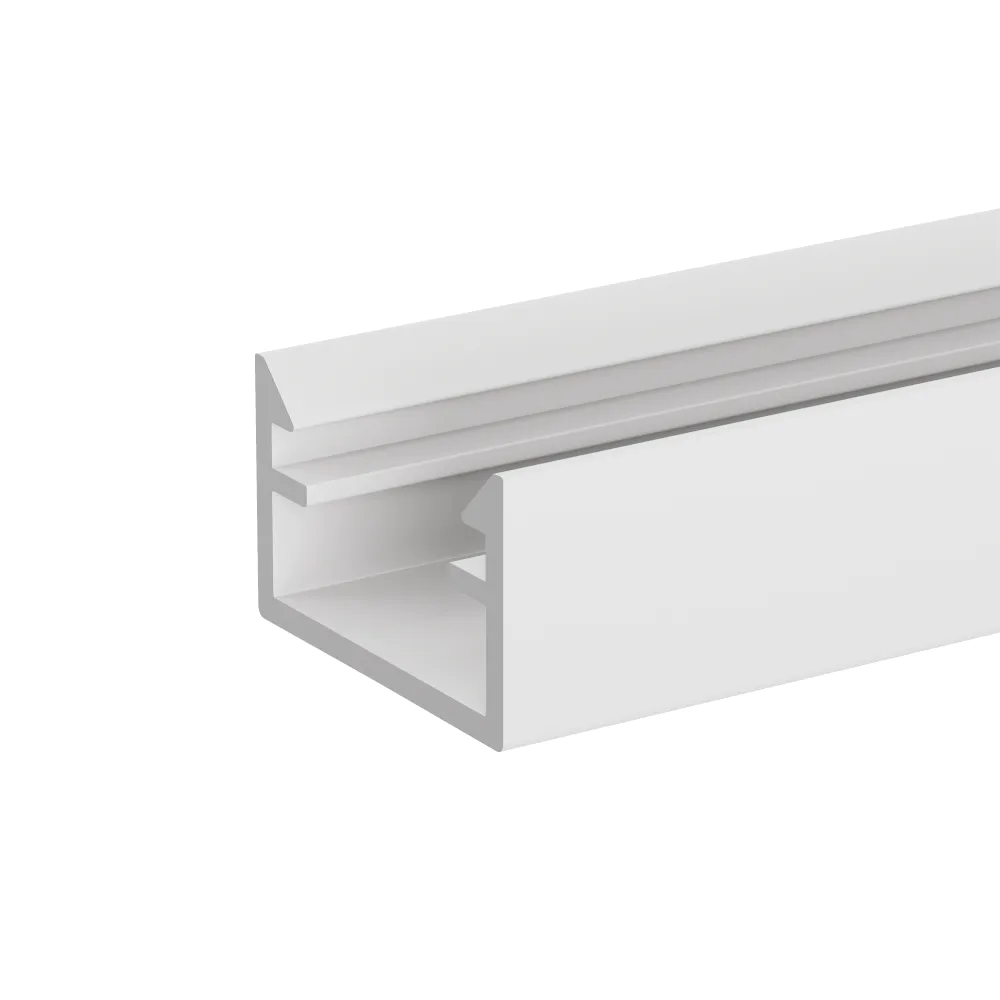 Profilo mini in alluminio bianco 1mt per striscia led Profilo mini in alluminio bianco 1mt per striscia led