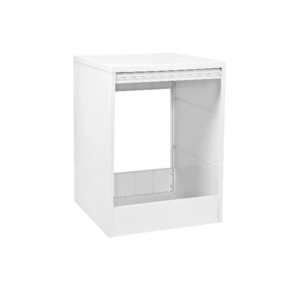 Coprilavatrice 65x70 cm bianco con serranda apertura verticale Coprilavatrice 65x70 cm bianco con serranda apertura verticale