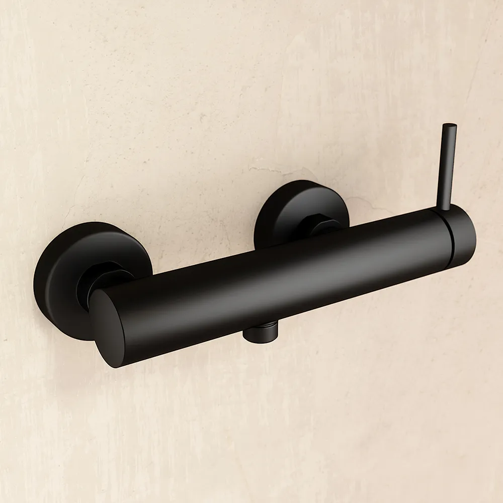 Miscelatore esterno doccia a muro nero opaco | Bette Miscelatore esterno doccia a muro nero opaco | Bette