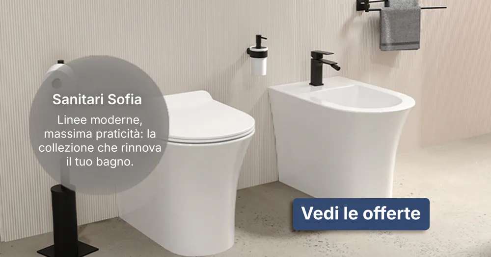 Offerta Agosto 2025 Parama Arredo Bagno - Sanitari filomuro