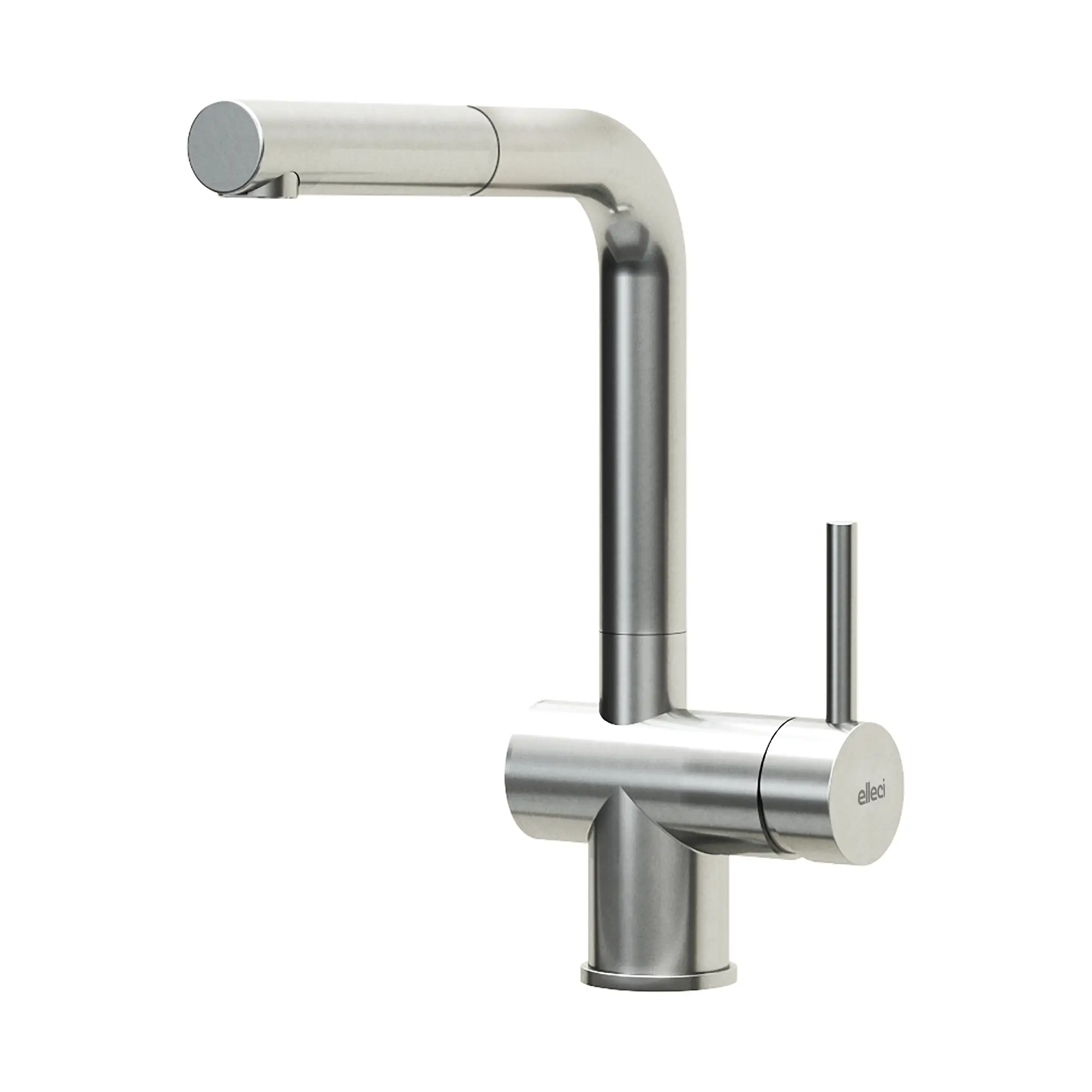 Elleci Miscelatore lavello cucina monocomando con canna girevole estraibile finitura cromata | Aluna plus Elleci Miscelatore lavello cucina monocomando con canna girevole estraibile finitura cromata | Aluna plus