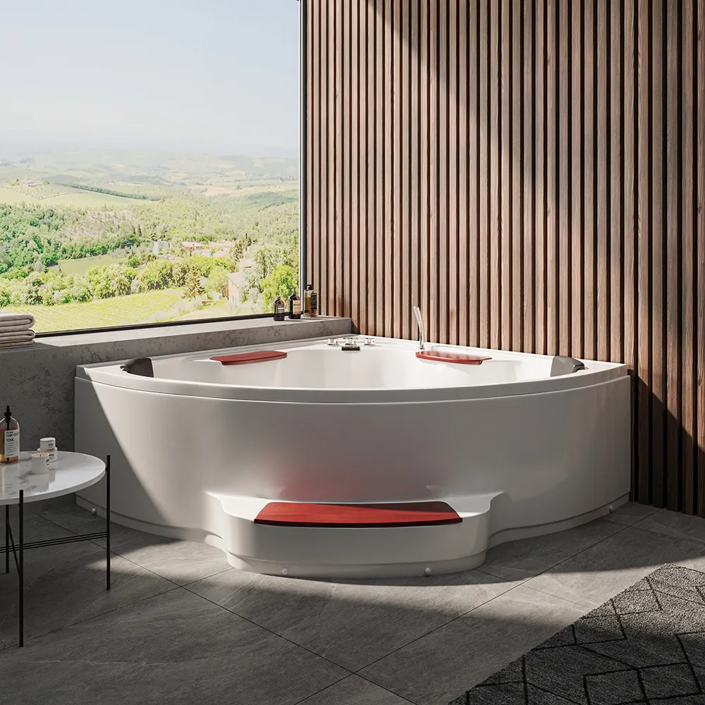 Vasca idromassaggio due posti 135x135 cm riscaldamento e idroterapia | Ocean Vasca idromassaggio due posti 135x135 cm riscaldamento e idroterapia | Ocean