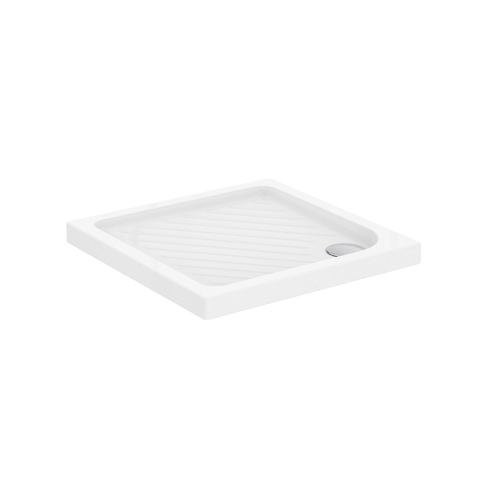 Ideal Standard piatto doccia 80x80x7h cm in ceramica bianco lucido design anti-scivolo mod. Eurovit Ideal Standard piatto doccia 80x80x7h cm in ceramica bianco lucido design anti-scivolo mod. Eurovit