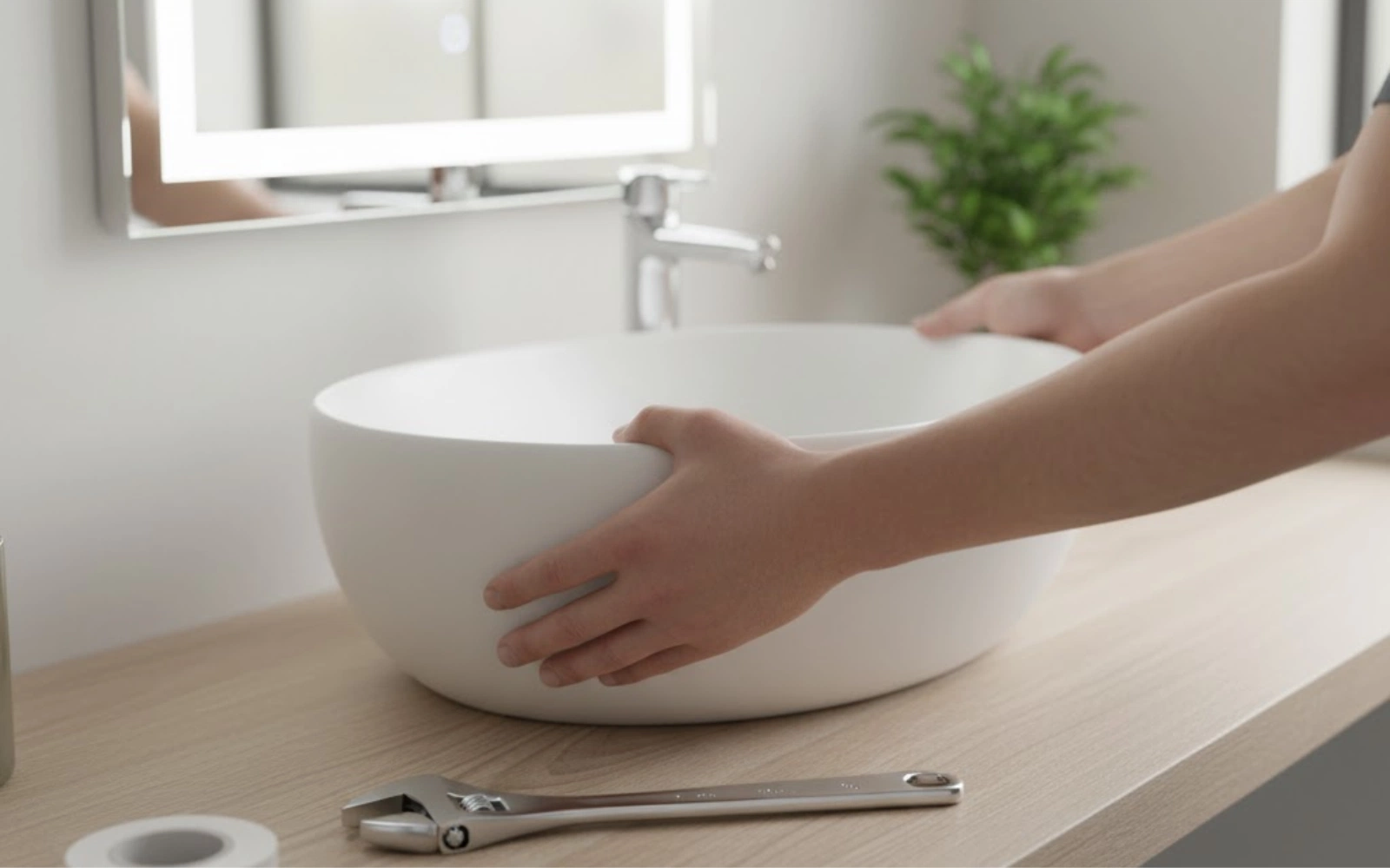 montaggio-lavabo-appoggio montaggio-lavabo-appoggio