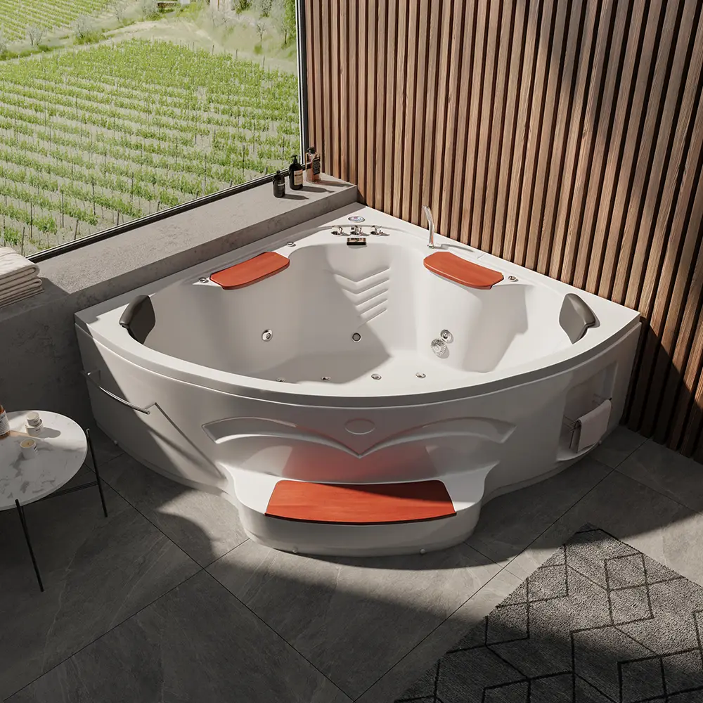 Vasca idromassaggio da interno mod. Ocean per due persone- Vista scenografica Vasca idromassaggio da interno mod. Ocean per due persone- Vista scenografica