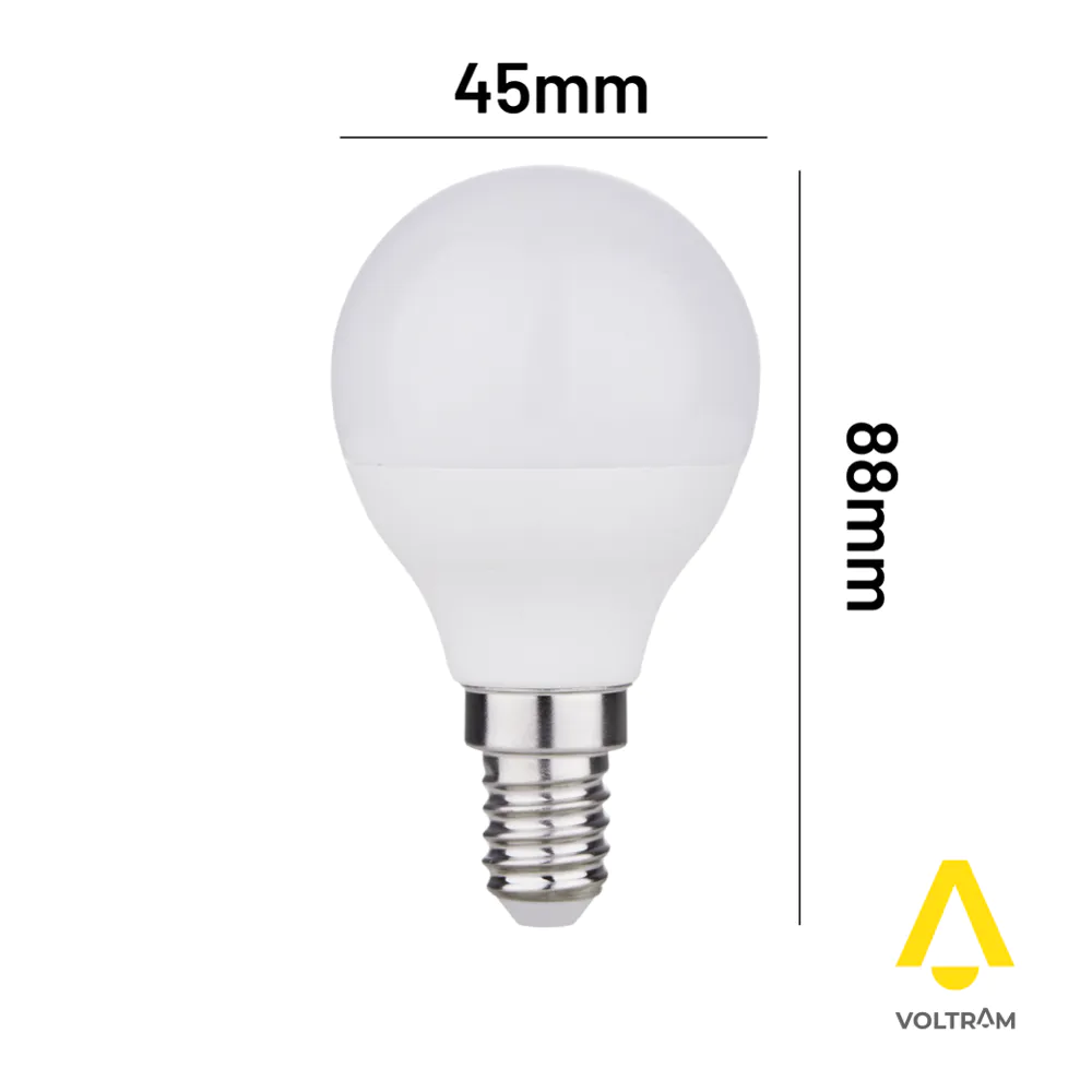 Lampadina LED E14 9W G45 945LM IP20 bianco freddo 6000K Lampadina LED E14 9W G45 945LM IP20 bianco freddo 6000K