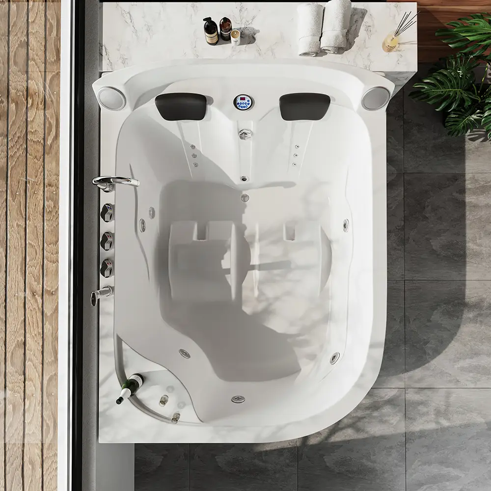 Vasca idromassaggio da interno mod. Lullaby - Vista superiore Vasca idromassaggio da interno mod. Lullaby - Vista superiore