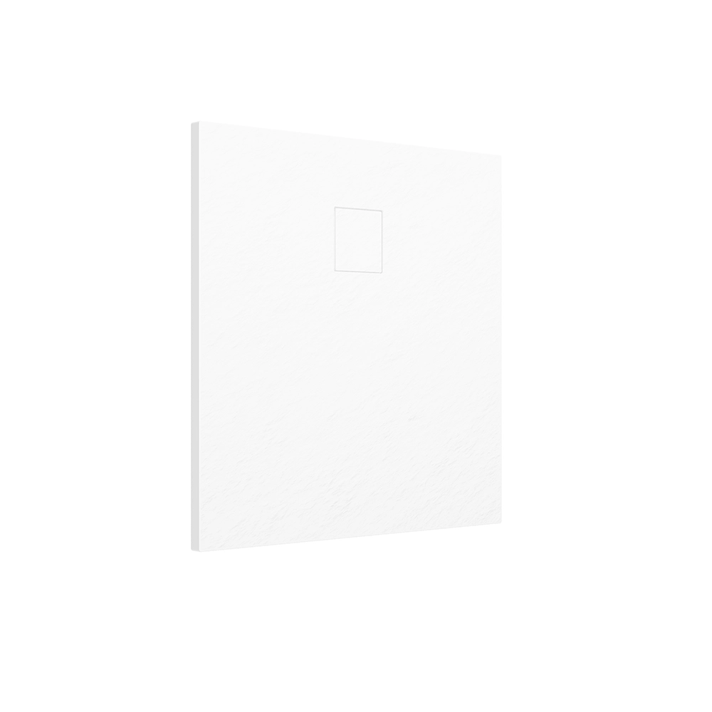 Piatto doccia 80x80 cm colore bianco effetto pietra | Samos Piatto doccia 80x80 cm colore bianco effetto pietra | Samos