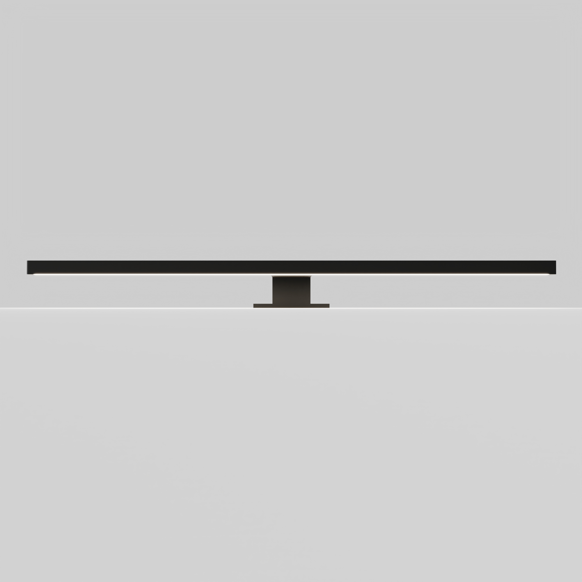 Applique led 30cm universale in abs nero | Aura