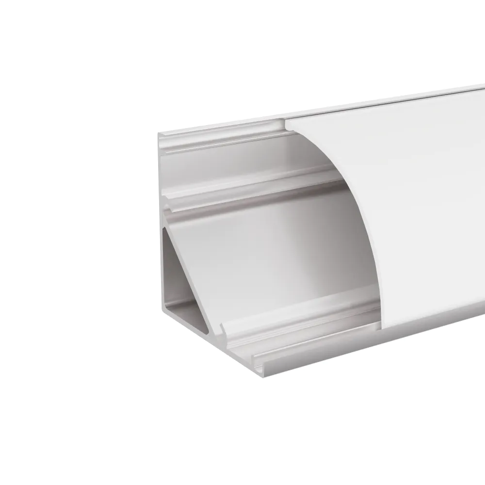 Profilo angolare in alluminio silver 2mt per striscia led