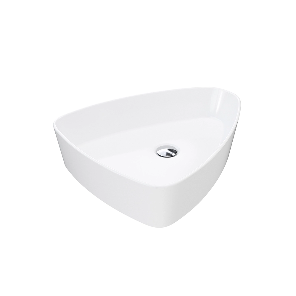 Lavabo da appoggio ovale 50x41x12 cm Bianco Lavabo da appoggio ovale 50x41x12 cm Bianco