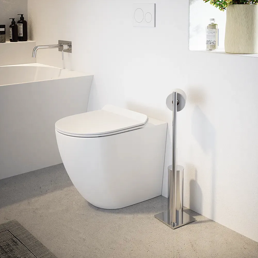 Vaso filomuro tornado silent flush in ceramica bianco lucido con sedile soft-close | Sydney Vaso filomuro tornado silent flush in ceramica bianco lucido con sedile soft-close | Sydney