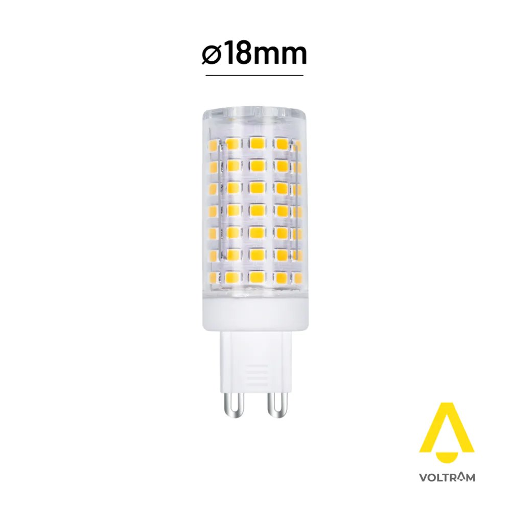 Lampadina LED G9 12W 1200LM in ceramica IP20 CRI>80 bianco freddo 6000K Lampadina LED G9 12W 1200LM in ceramica IP20 CRI>80 bianco freddo 6000K