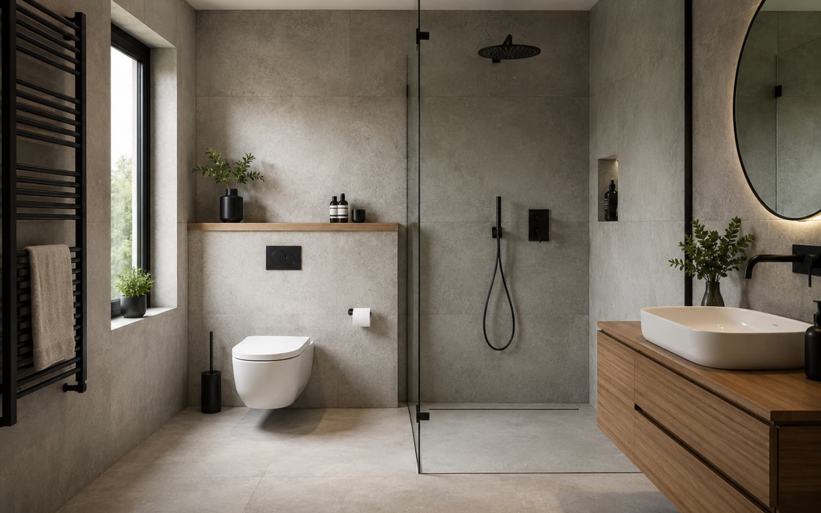 Bagno-effetto-cemento-idee Bagno-effetto-cemento-idee