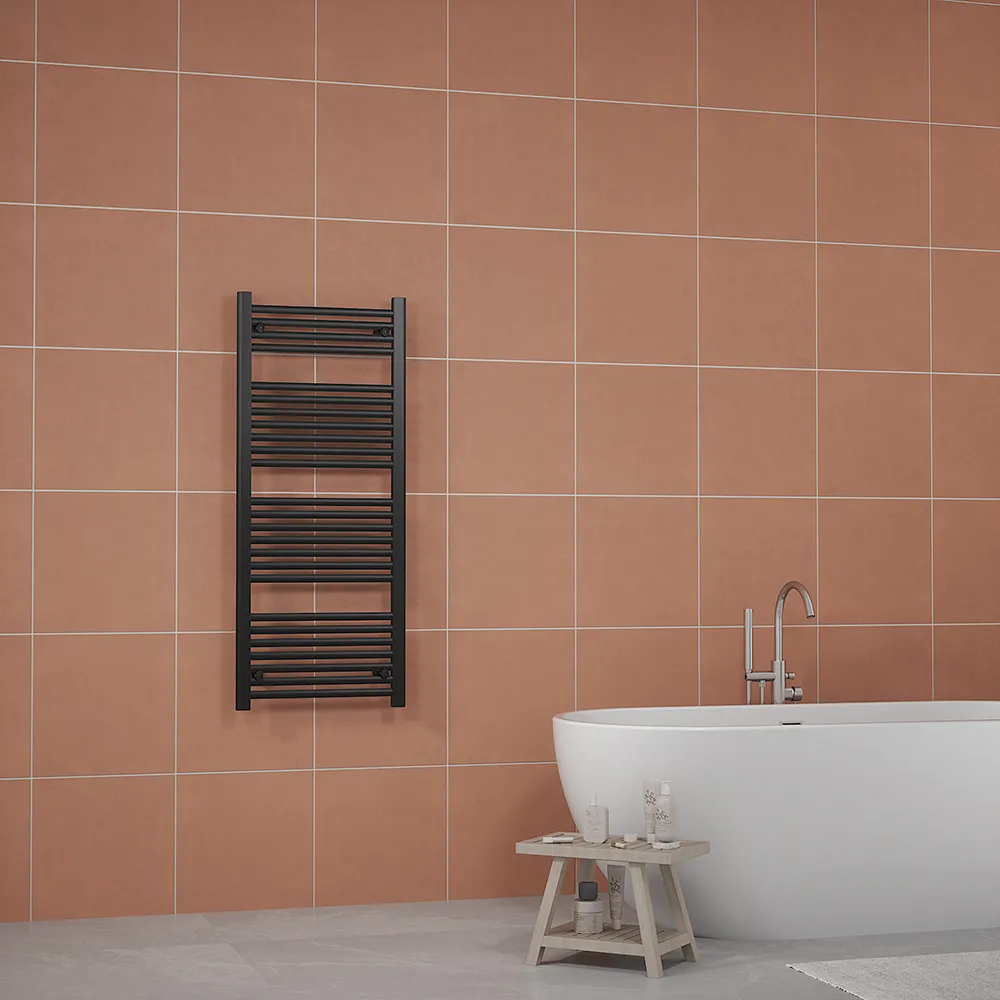 Termoarredo scaldasalviette 1200x450 nero opaco interasse 400 | Antares Termoarredo scaldasalviette 1200x450 nero opaco interasse 400 | Antares