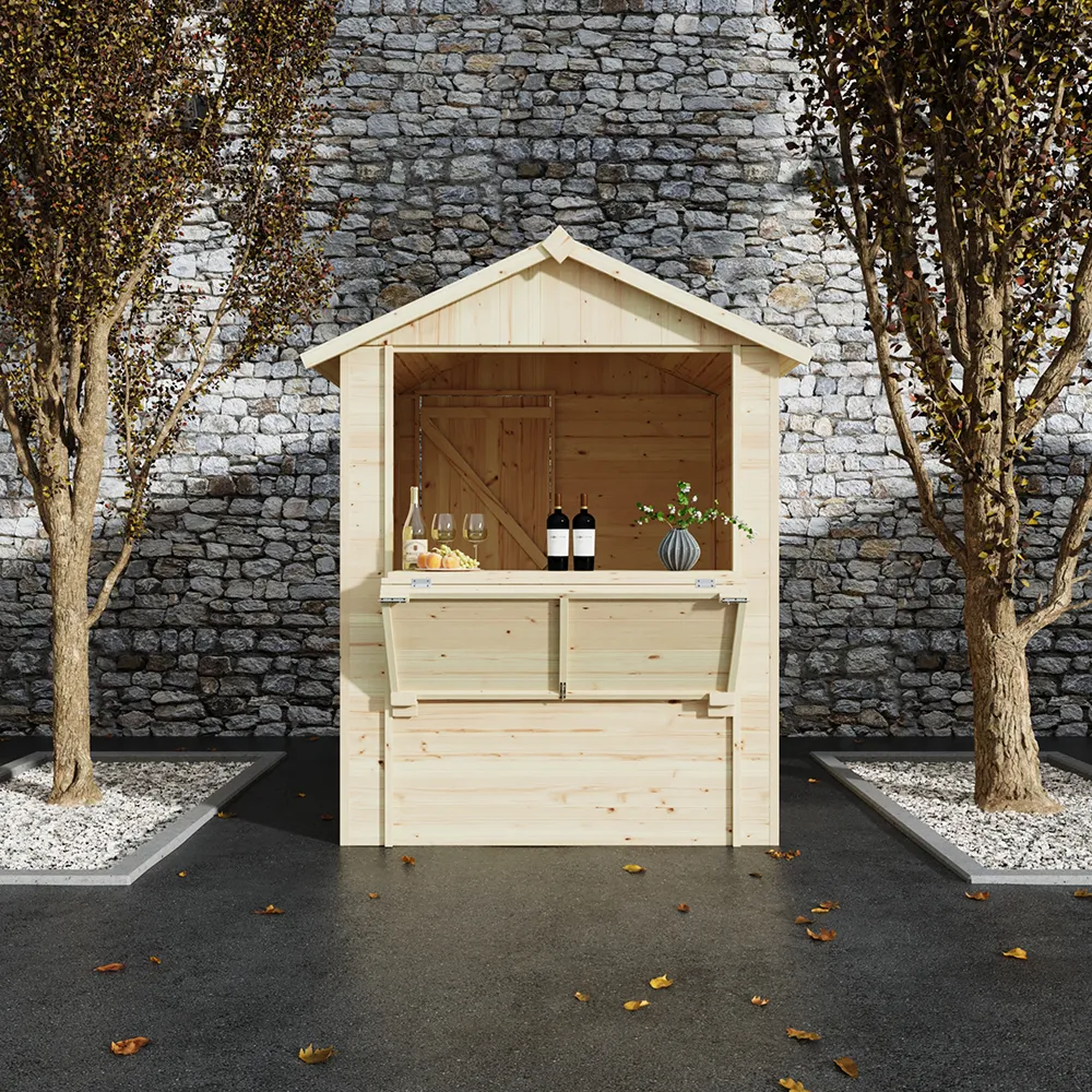 Chiosco in legno 172x174 cm 1 anta Chiosco in legno 172x174 cm 1 anta