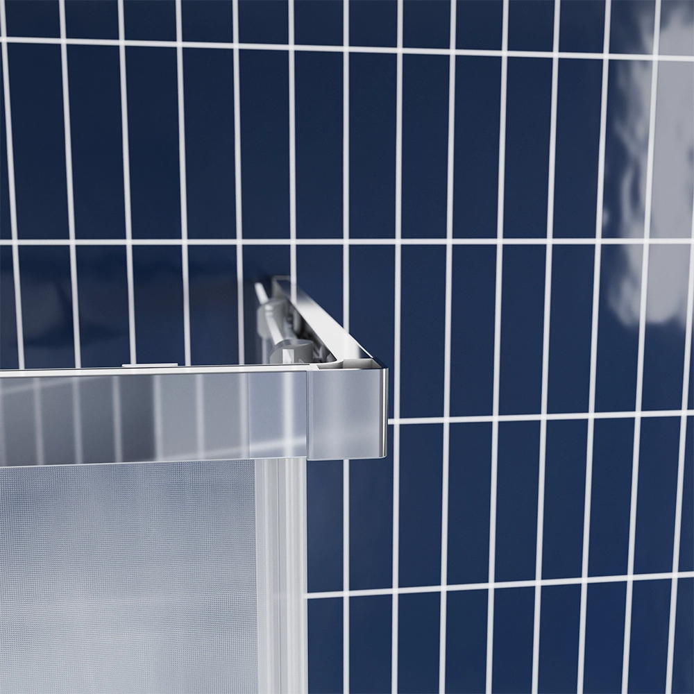 Box doccia angolare mod. Tenerife con vetro 6mm stampato anticalcare Box doccia angolare mod. Tenerife con vetro 6mm stampato anticalcare