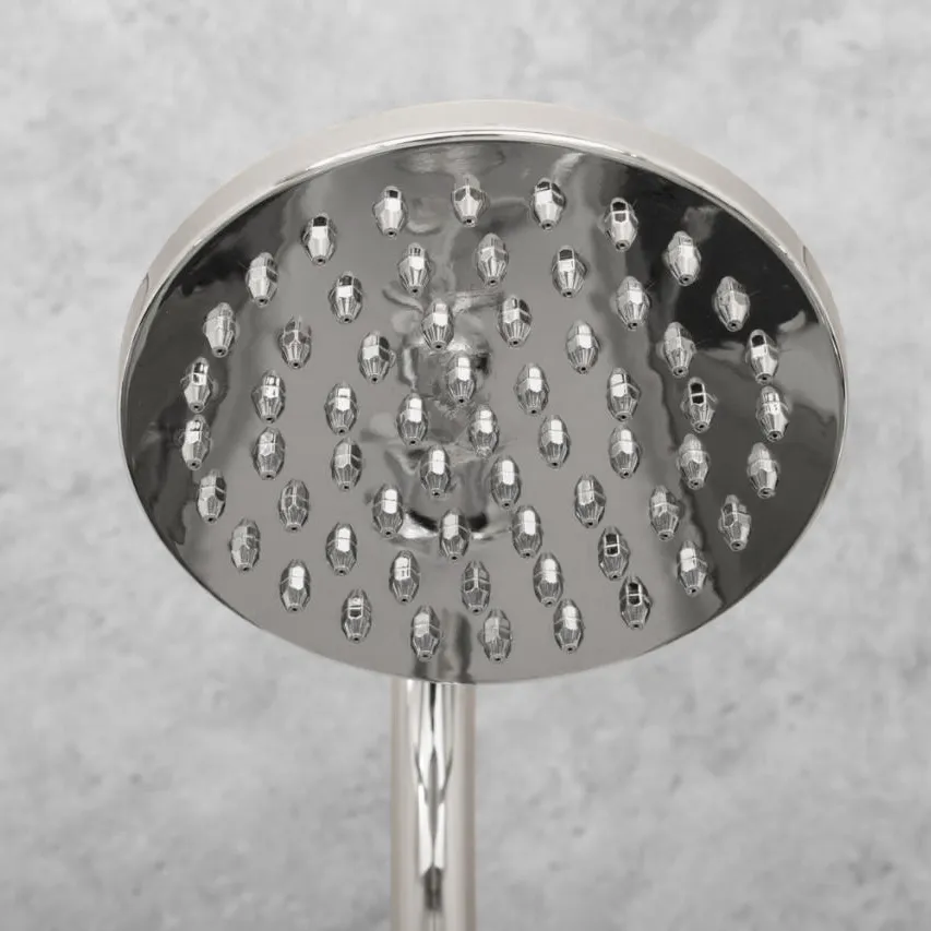 Dettaglio soffione doccia cromato del box doccia Idromassaggio mod. Sylt Dettaglio soffione doccia cromato del box doccia Idromassaggio mod. Sylt
