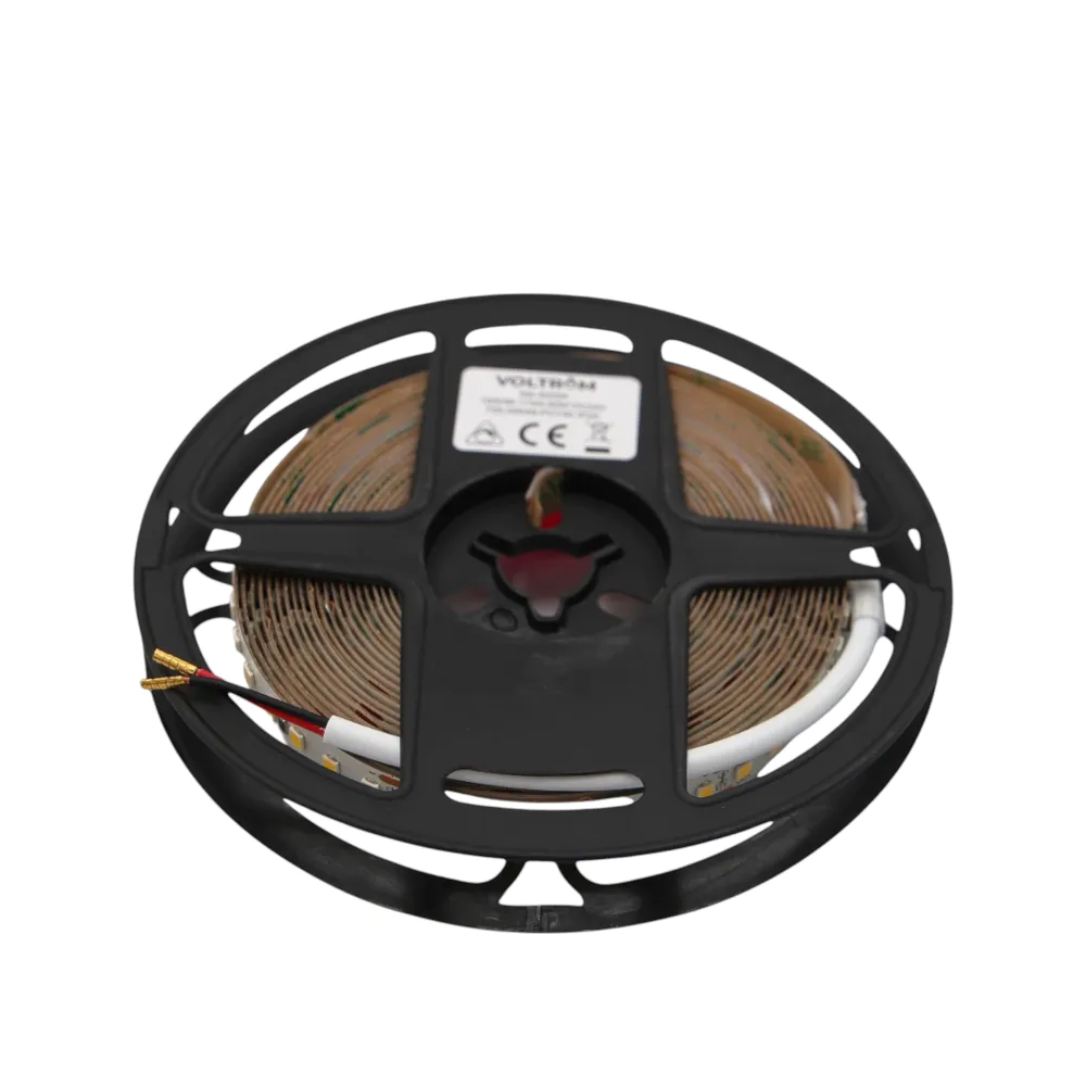 Striscia LED SMD 24V 140LED/m 5m tagliabile ogni 5cm 15W/m luce naturale 4000K IP20
