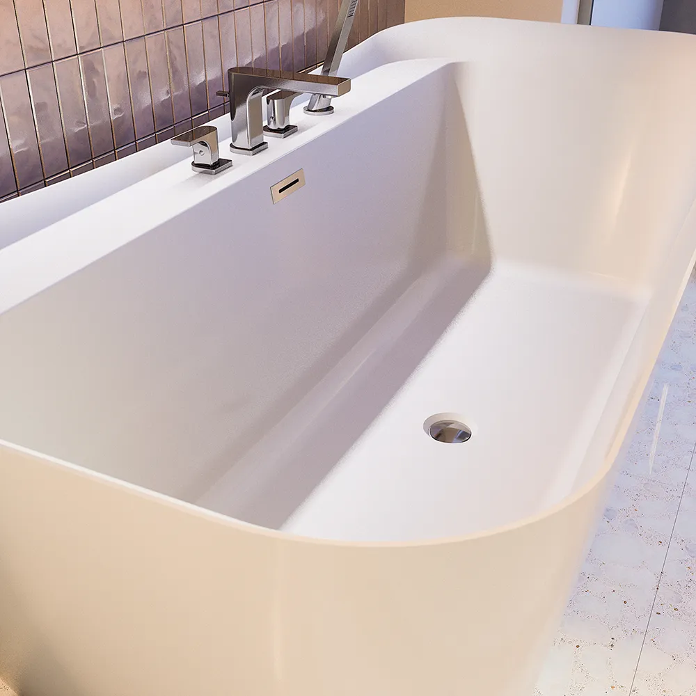 Vasca da bagno freestanding 170cm in acrilico bianco lucido | Elisabetta Vasca da bagno freestanding 170cm in acrilico bianco lucido | Elisabetta