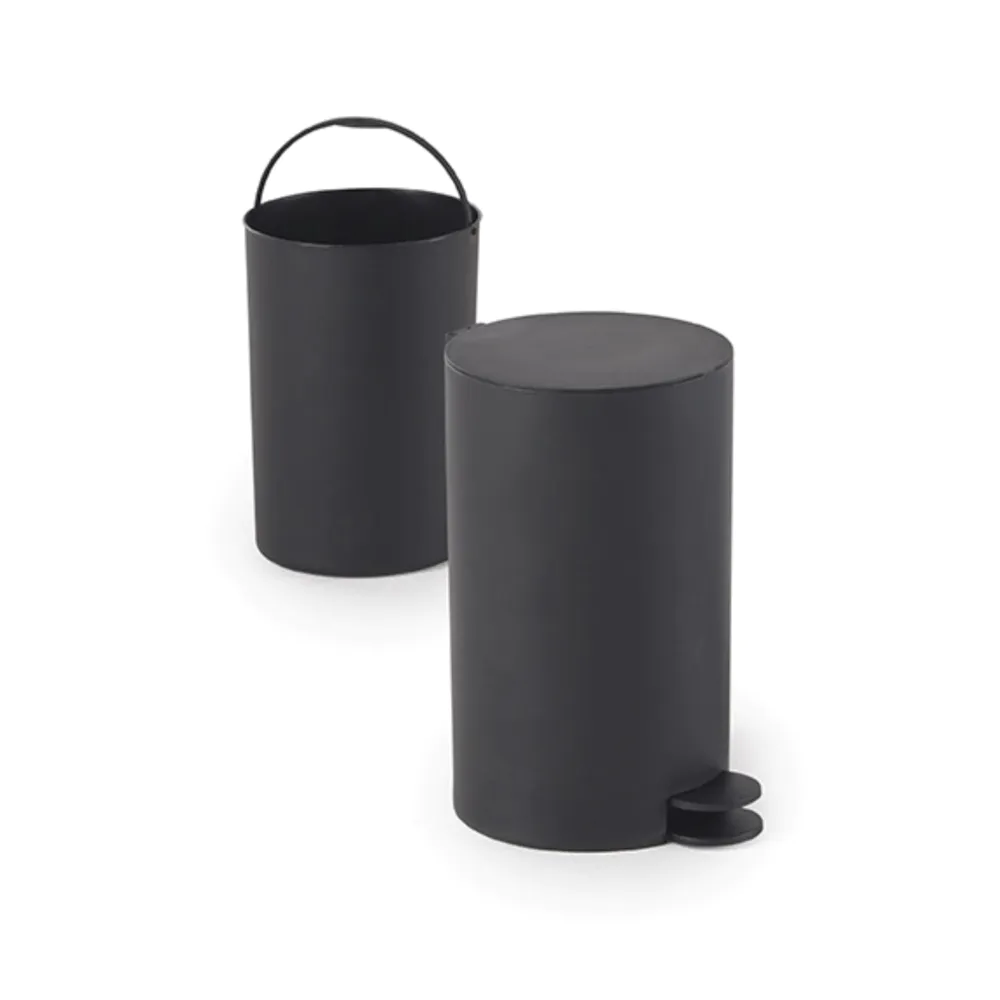 Portarifiuti 3LT nero opaco | Sharon