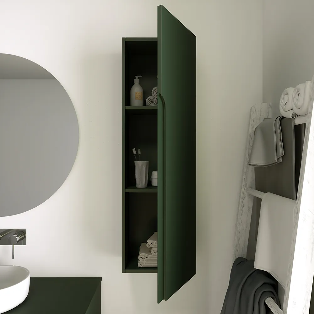 Colonna bagno sospesa altezza 100cm verde foresta reversibile | Ardenne Colonna bagno sospesa altezza 100cm verde foresta reversibile | Ardenne
