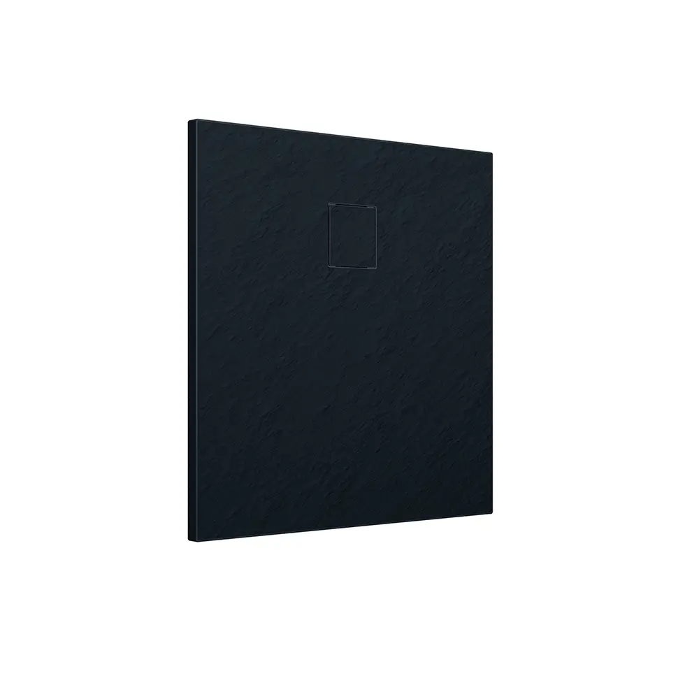 Piatto doccia 90x90 cm colore nero effetto pietra | Samos Piatto doccia 90x90 cm colore nero effetto pietra | Samos