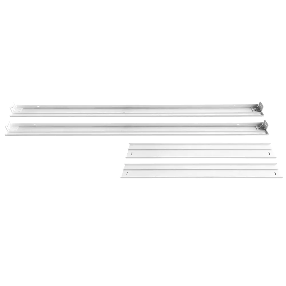 Cornice bianca in alluminio per pannello LED 120x60