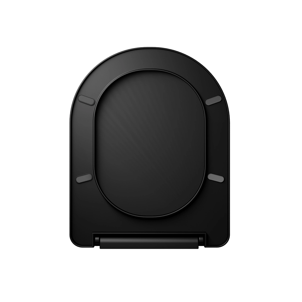 Sedile nero opaco soft-close per vaso filomuro/sospeso modello Vienna Sedile nero opaco soft-close per vaso filomuro/sospeso modello Vienna