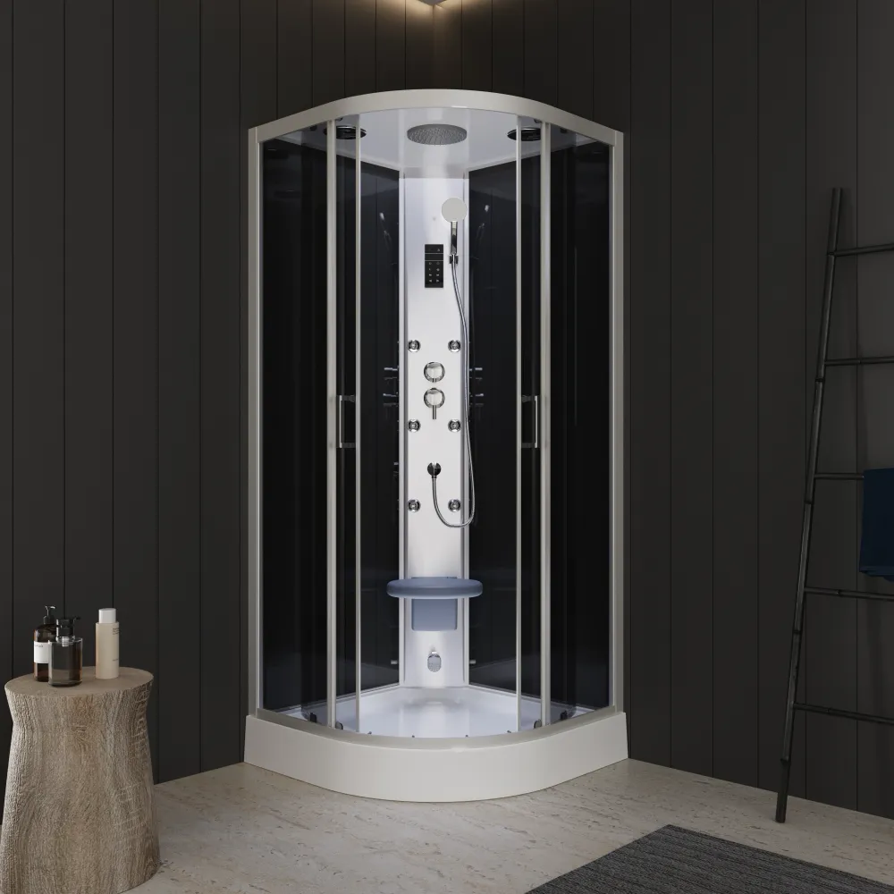 Cabina doccia idromassaggio 90x90 cm multifunzione h215 cm | Cipro Cabina doccia idromassaggio 90x90 cm multifunzione h215 cm | Cipro