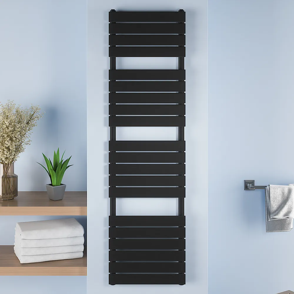 Termoarredo scaldasalviette 1800x500 nero opaco interasse 450 | Sirio Termoarredo scaldasalviette 1800x500 nero opaco interasse 450 | Sirio