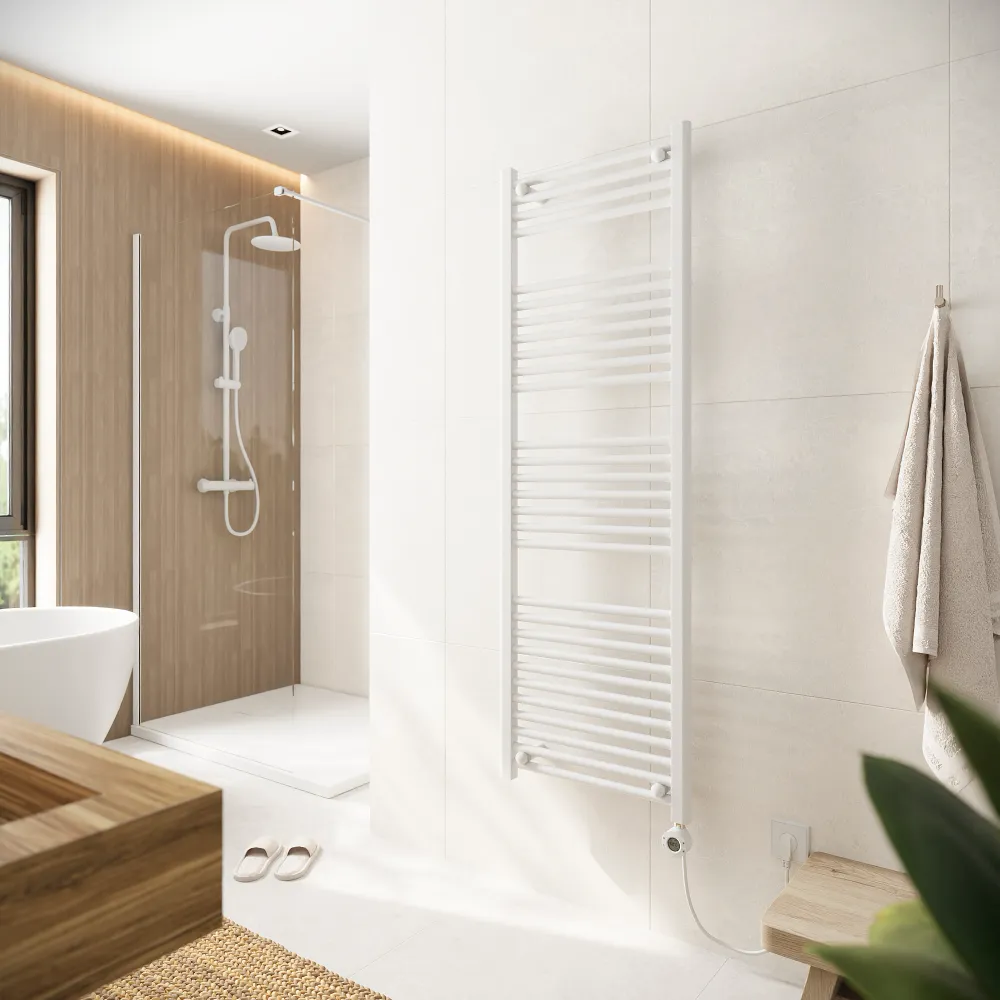 Termoarredo elettrico 1600x500 bianco opaco interasse 450 | Polaris