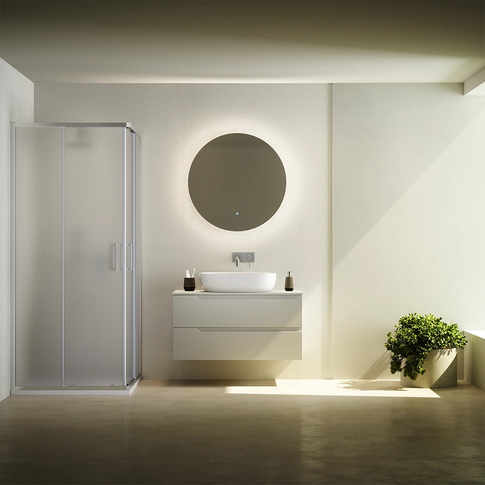 Box doccia 70x70 cm scorrevole vetro 6mm opaco con trattamento anticalcare h195cm scorrevole | Aruba Box doccia 70x70 cm scorrevole vetro 6mm opaco con trattamento anticalcare h195cm scorrevole | Aruba