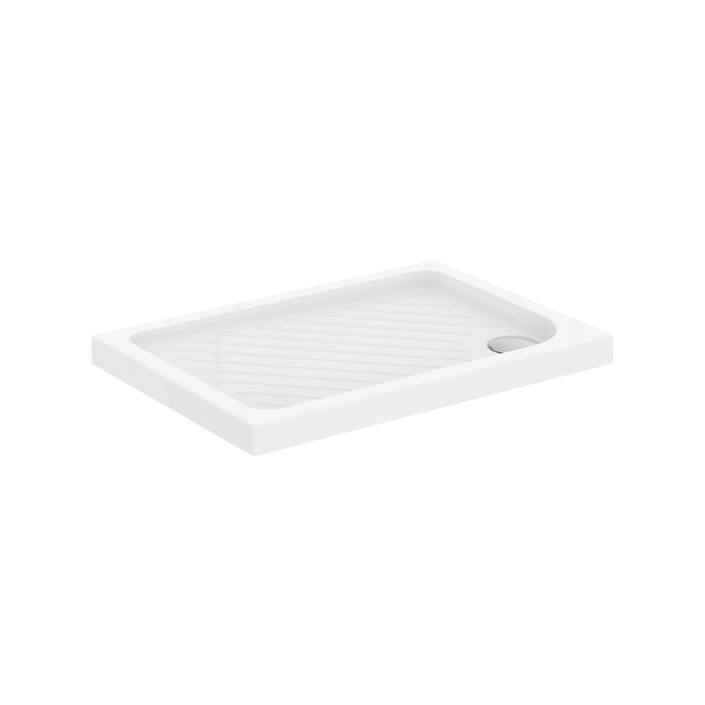 Ideal Standard piatto doccia 70x100x7h cm in ceramica bianco lucido design anti-scivolo mod. Eurovit Ideal Standard piatto doccia 70x100x7h cm in ceramica bianco lucido design anti-scivolo mod. Eurovit