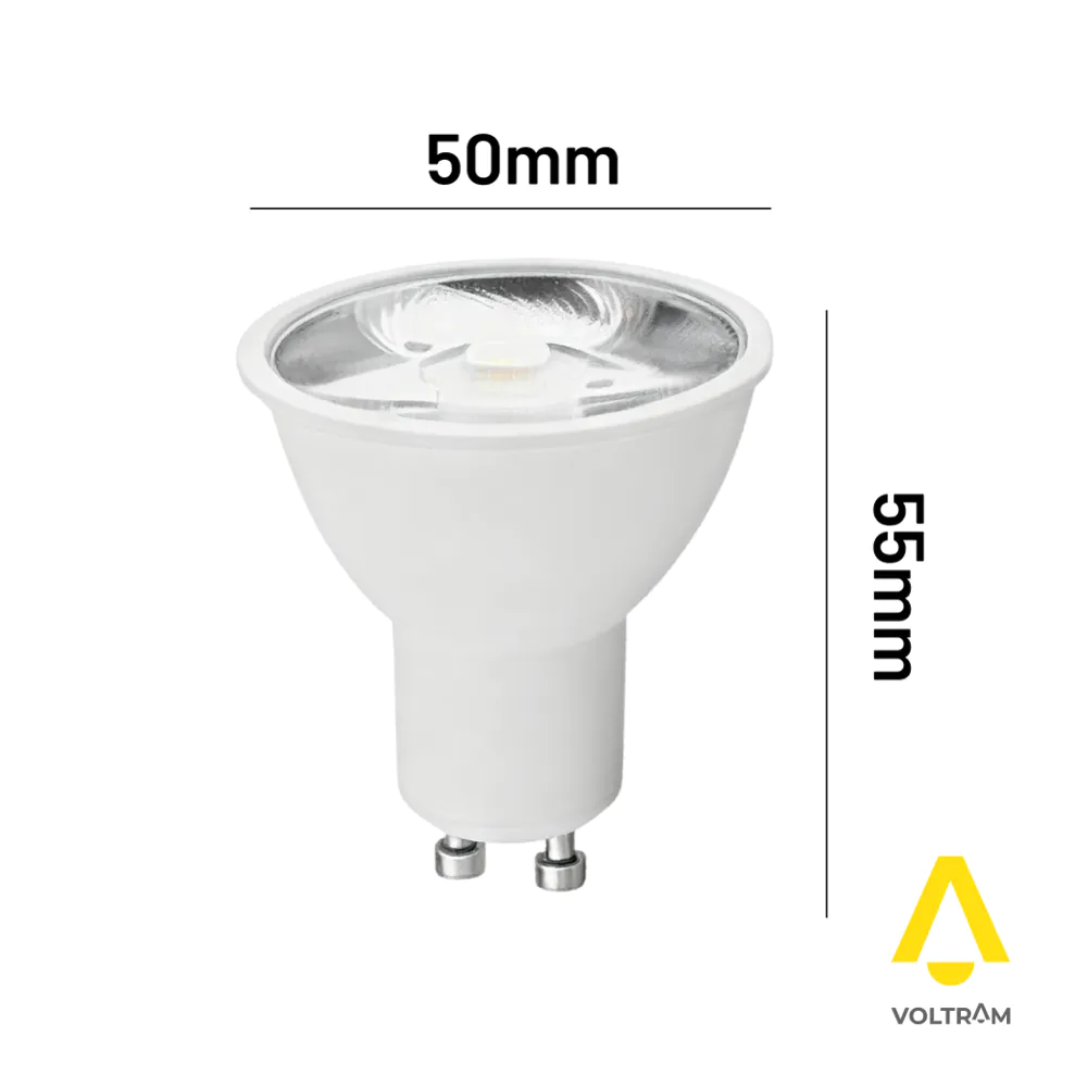 Lampadina LED GU10 6W 600LM IP20 bianco naturale 4000K Lampadina LED GU10 6W 600LM IP20 bianco naturale 4000K