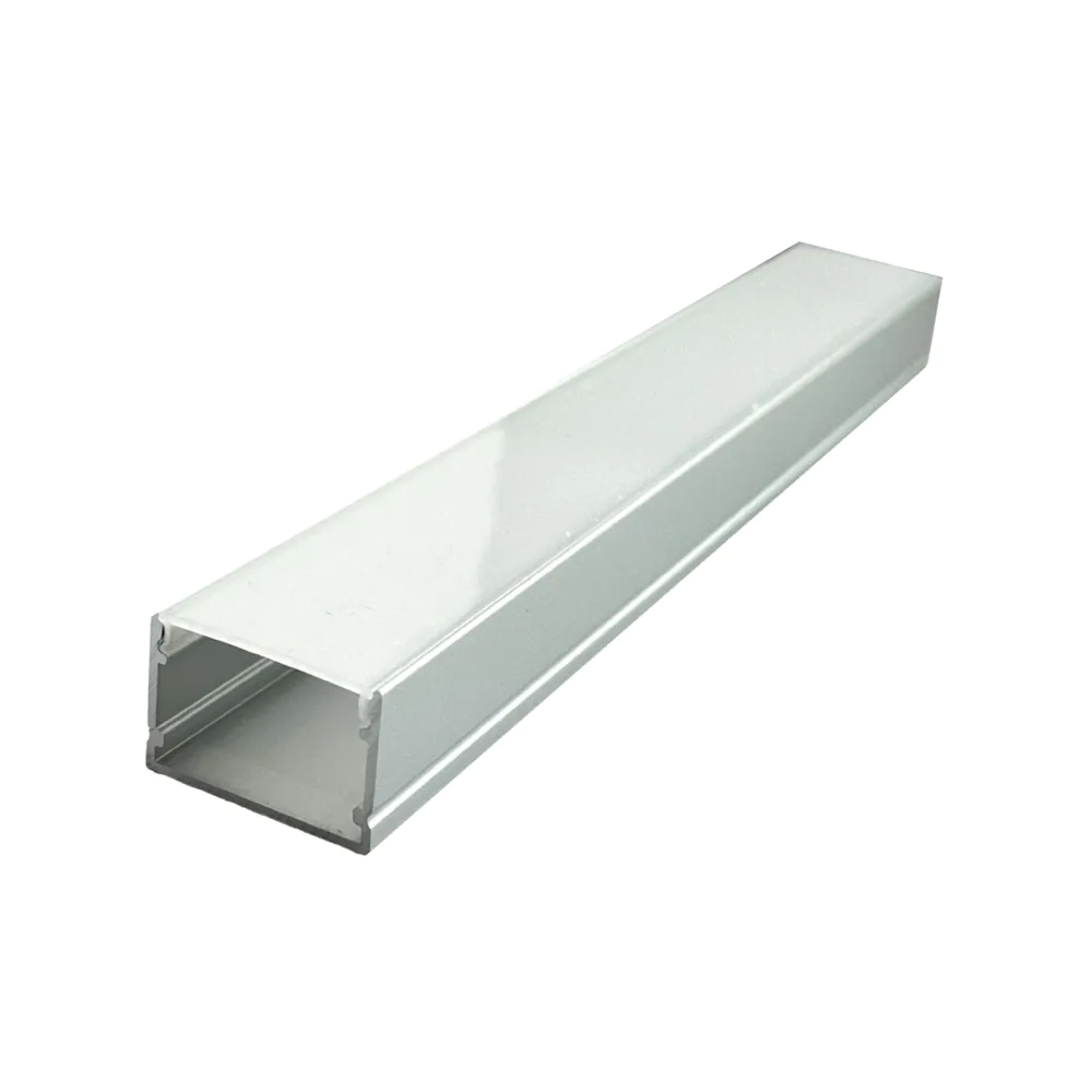 Profilo lineare XL 2mt in alluminio silver per striscia led