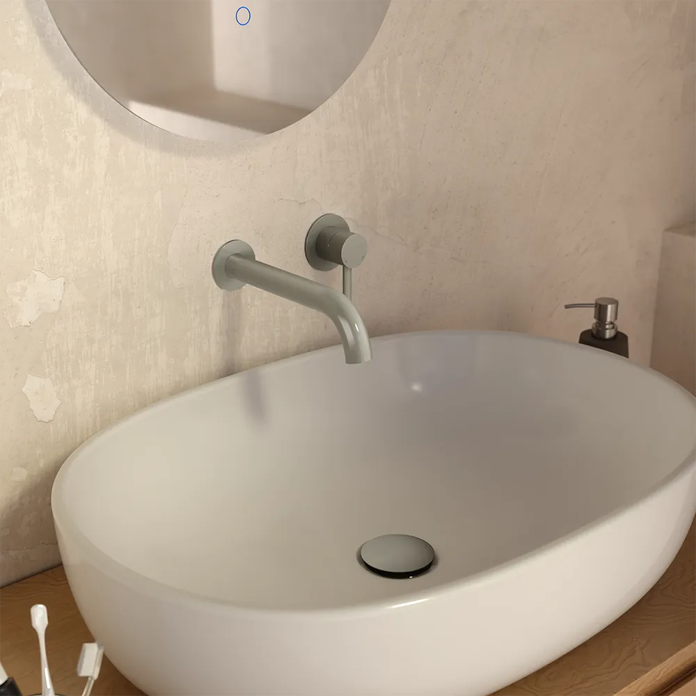Miscelatore lavabo ad incasso nickel spazzolato | Bette