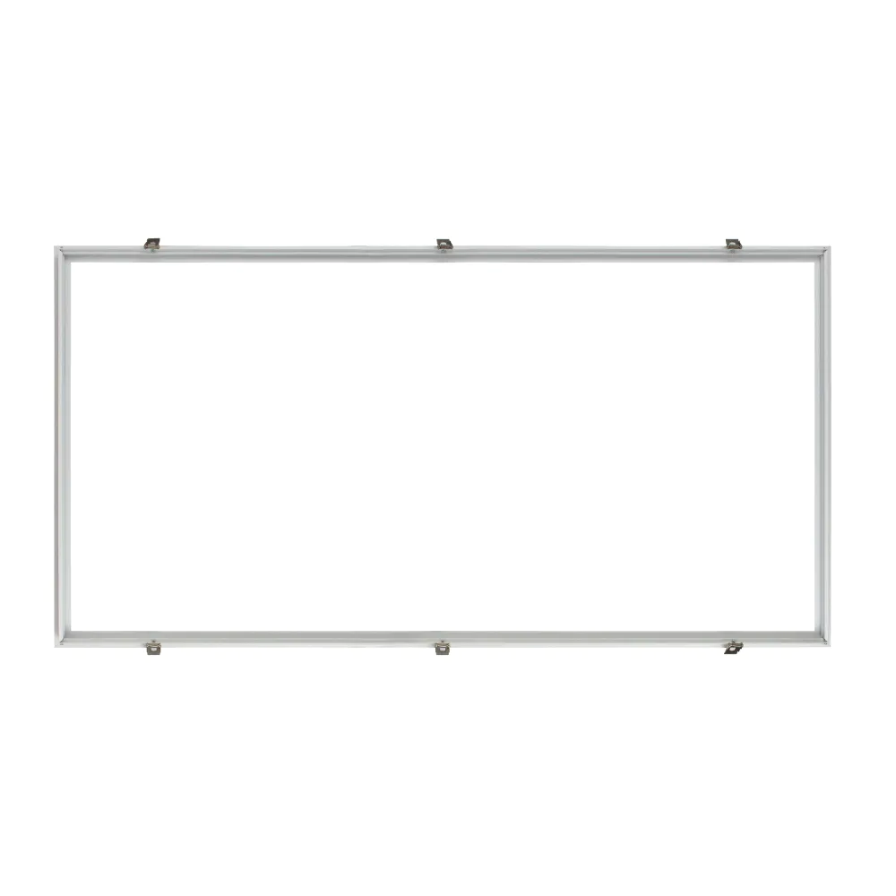 Cornice a incasso per cartongesso per pannello LED 120x30