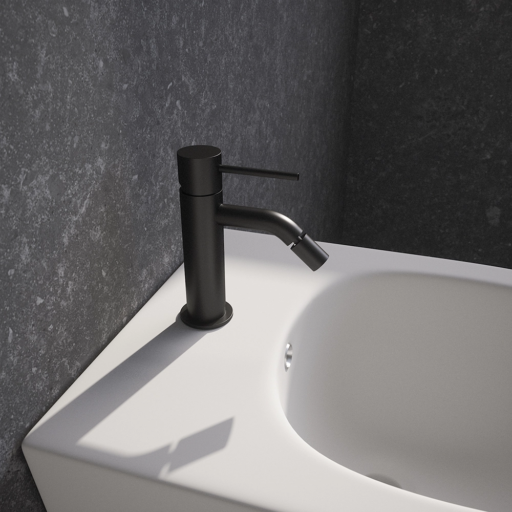 Miscelatore bidet senza scarico nero opaco | Katharine Miscelatore bidet senza scarico nero opaco | Katharine