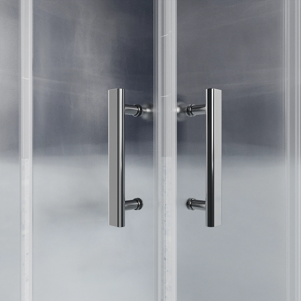 Box doccia angolare mod. Tenerife con vetro 6mm stampato anticalcare Box doccia angolare mod. Tenerife con vetro 6mm stampato anticalcare